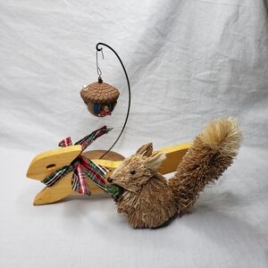 Whimsical Squirrels Hallmark Acorn Christmas Ornament And Decor